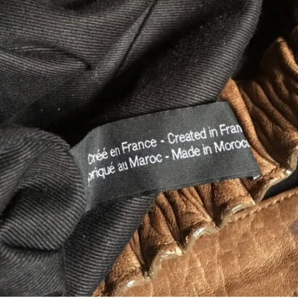 Jerome Dreyfuss Albert Messenger Crossbody Bag Brown Leather - Picture 12 of 16